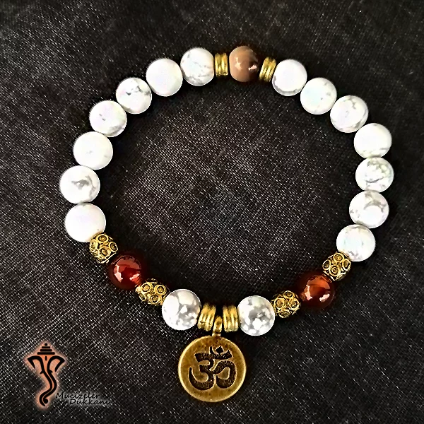 Havlit Taşlı Om Bileklik