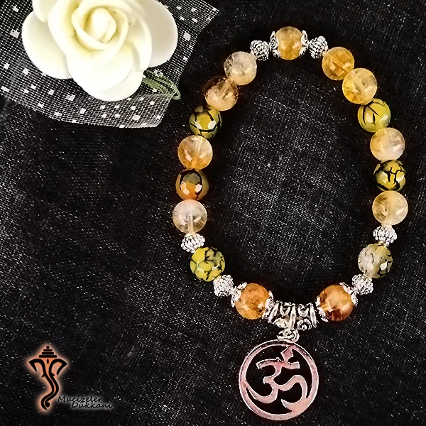 Sitrin Taşlı Bileklik