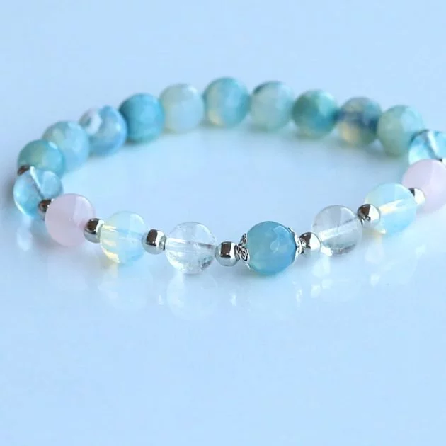 Kuvars Taşlı Bileklik