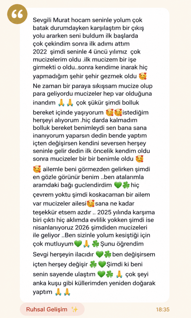 Kişisel Gelişim Sizden Gelenler 01