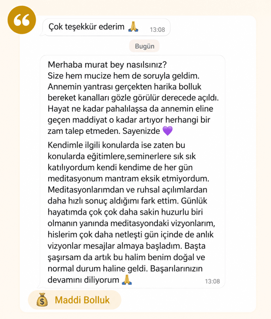 Maddi Bolluk Sizden Gelenler 05