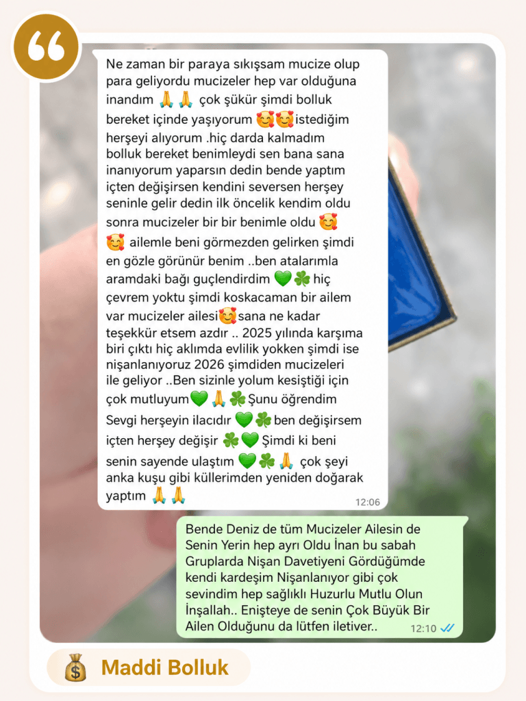 Maddi Bolluk Sizden Gelenler 07