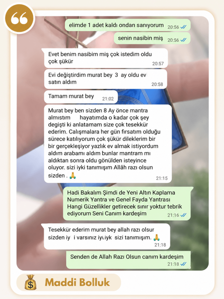 Maddi Bolluk Sizden Gelenler 08