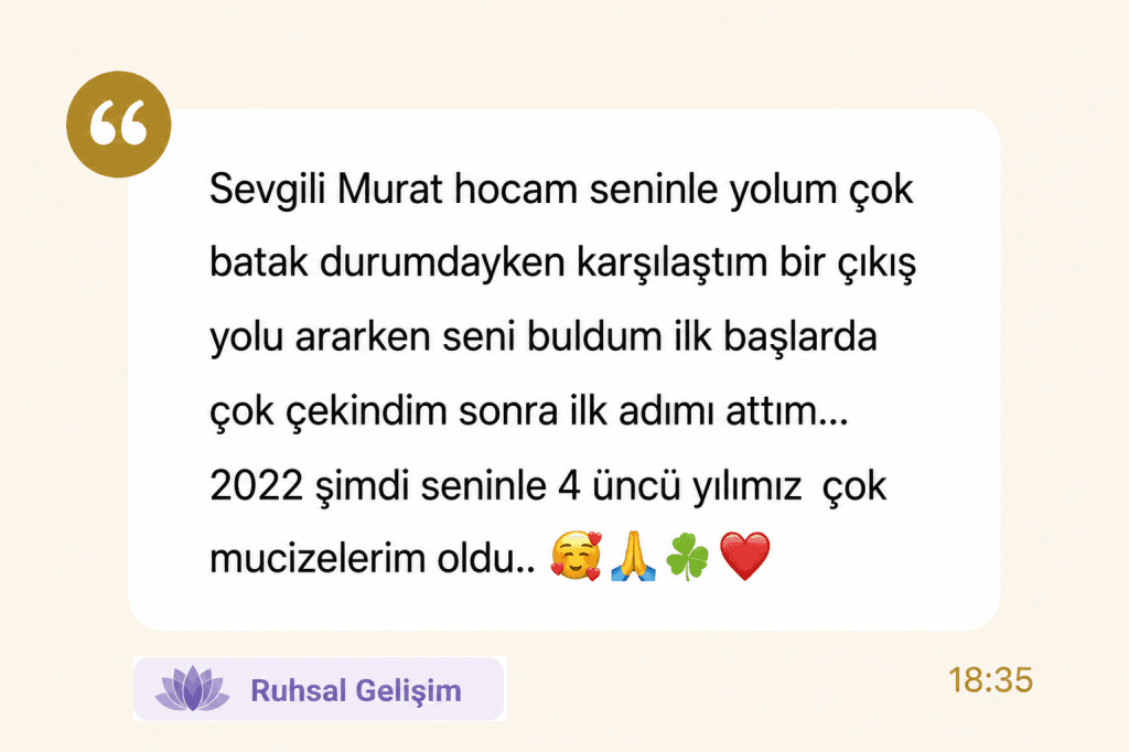 Ruhsal Gelişim Sizden Gelenler 04