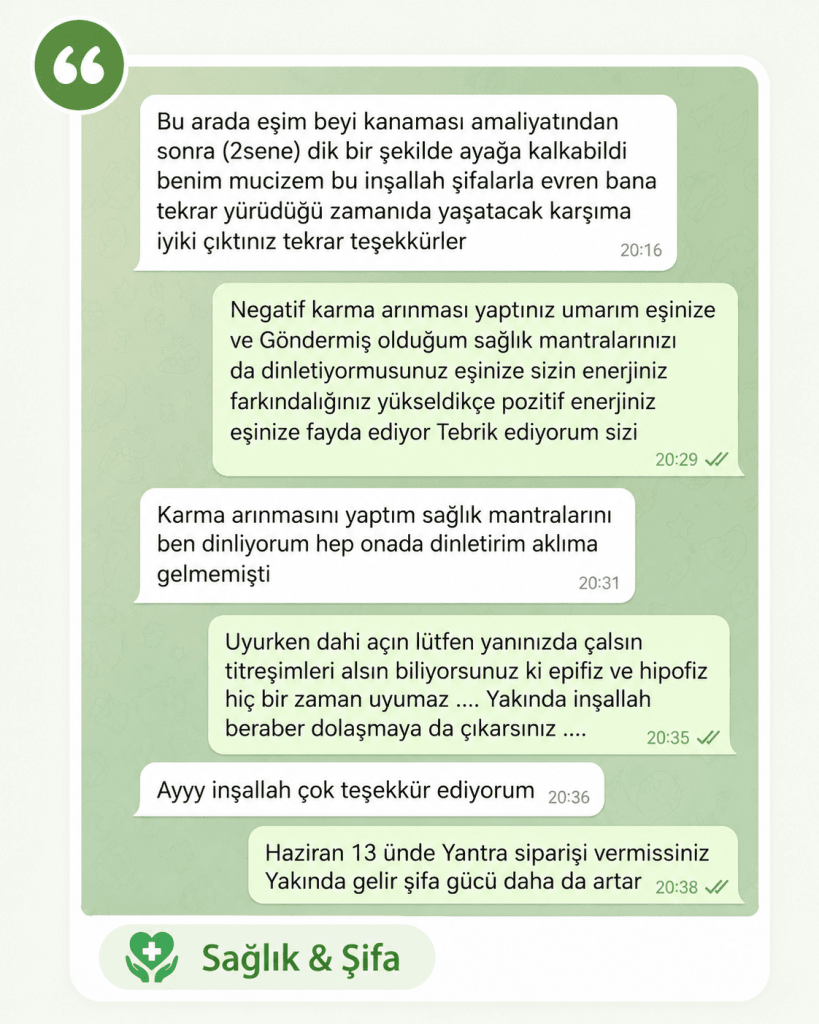 Sağlık Şifa Sizden Gelenler 02