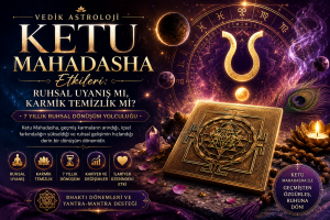Ketu Mahadasha etkileri, ruhsal uyanış, karmik temizlik, Ketu Yantrası ve Vedik astroloji dönüşüm dönemi