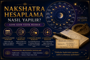 Nakshatra hesaplama nasıl yapılır? Vedik astrolojide doğum bilgileri ve Ay konumuna göre nakshatra belirleme rehberi