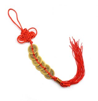 Bronz Feng Shui 6 Şans Sikkesi