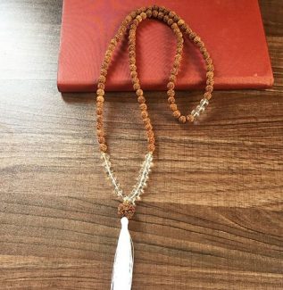 Kuvars Rudraksha Mala